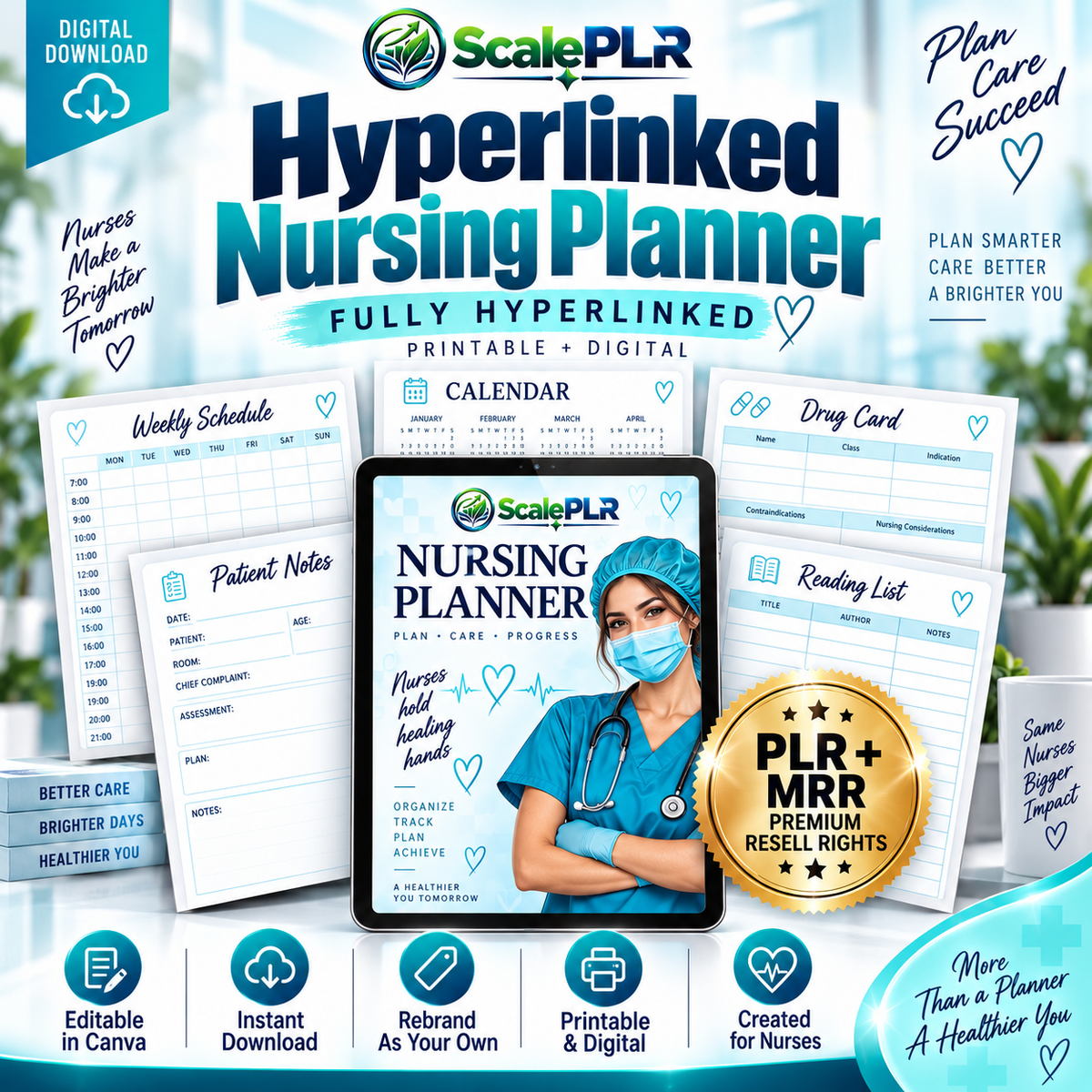 Student Nurse Planner Bundle with Resell Rights