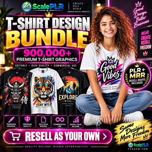 900,000 T-Shirt Designs (with Resell Rights!)