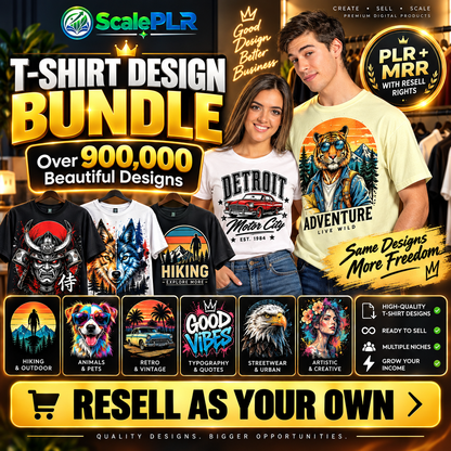 900,000 T-Shirt Designs (with Resell Rights!)