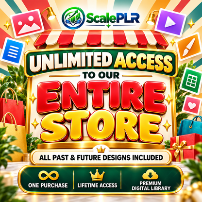 🔥OUR ENTIRE STORE PACKAGE🔥 LIFETIME ACCESS TO EVERYTHING - ALL PAST & FUTURE!