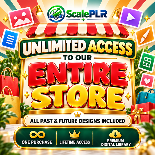 🔥OUR ENTIRE STORE PACKAGE🔥 LIFETIME ACCESS TO EVERYTHING - ALL PAST & FUTURE!
