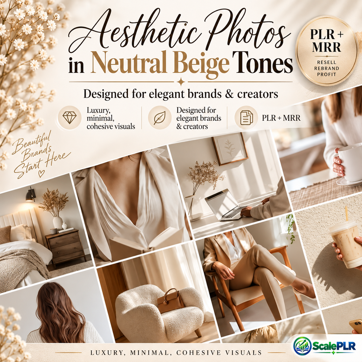 175+ Boho Lifestyle & Girl Boss| PLR & MRR Rights