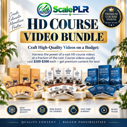 135 Video Courses with Resell Rights