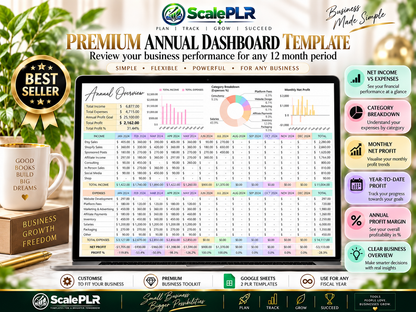 PLR Bookkeeping Spreadsheets with Resell Rights Included