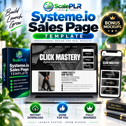 8 Premium One-Click Import Readymade Websites/Funnels