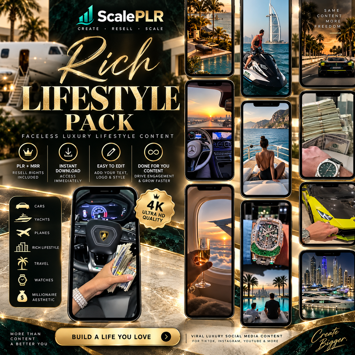 14,000+ Luxury Lifestyle Content (PLR/MRR)