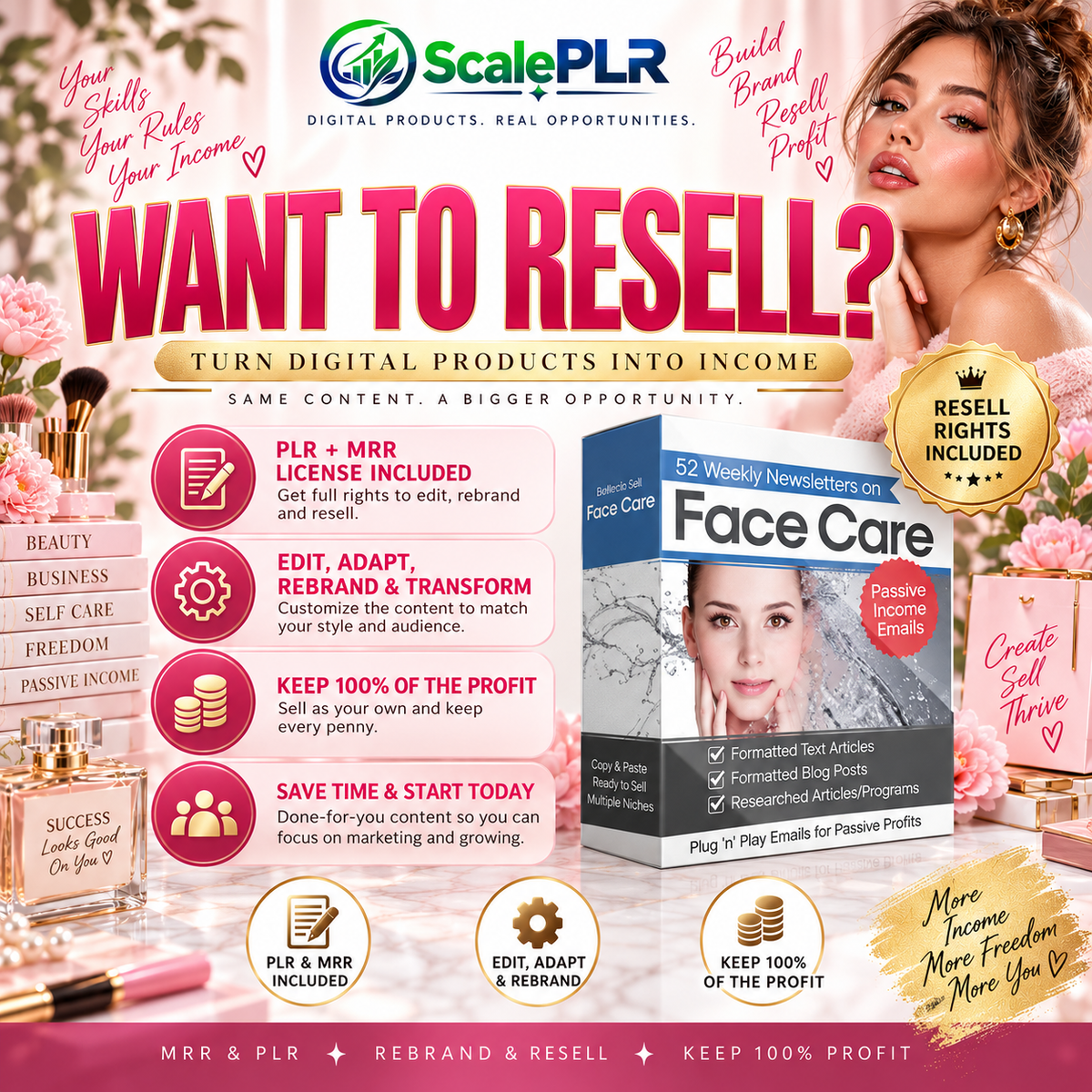 160 Beauty & Fashion PLR eBook Collection (PLR/MRR)