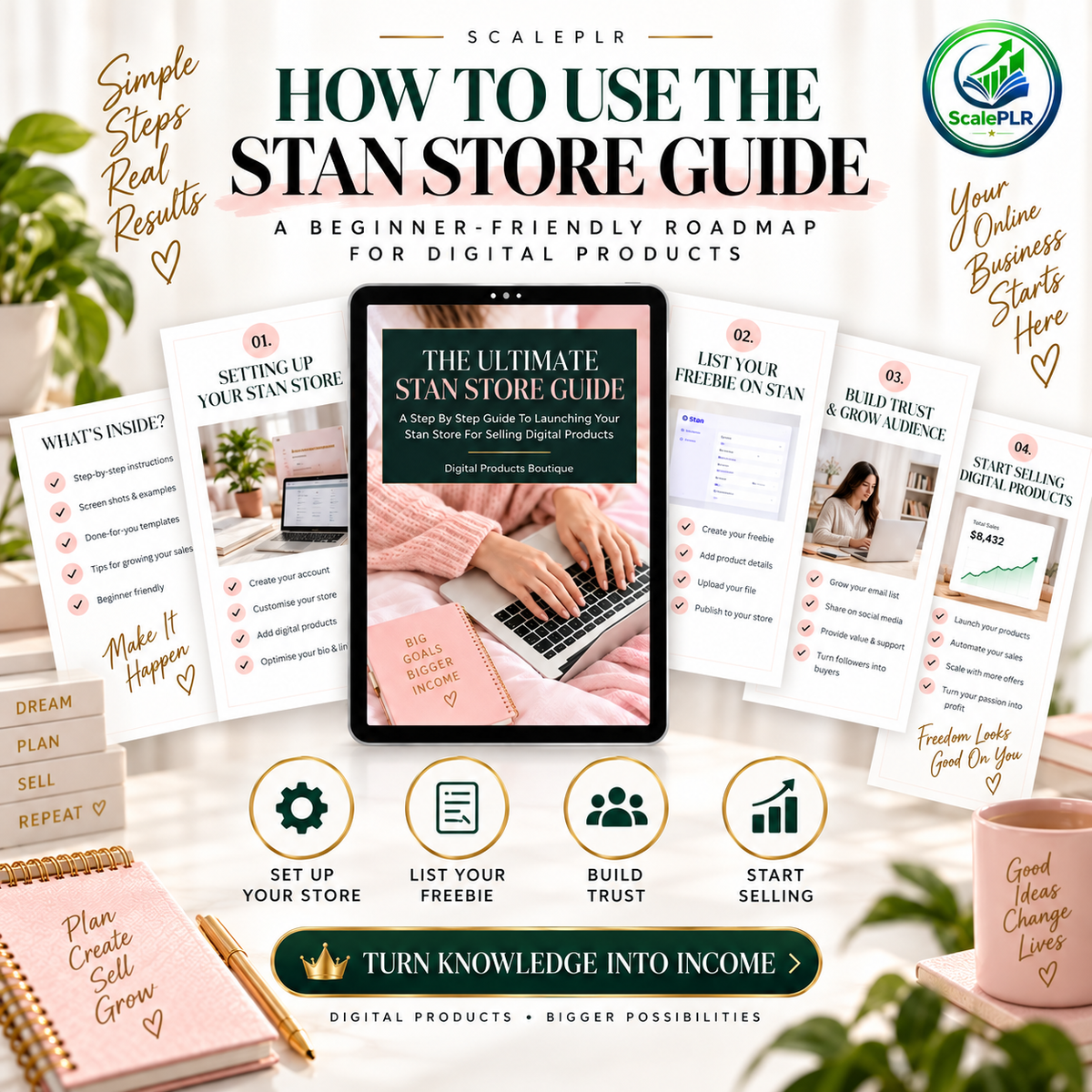 Ultimate Stan Store Guide | PLR + MRR Resell Rights | DFY Digital Product