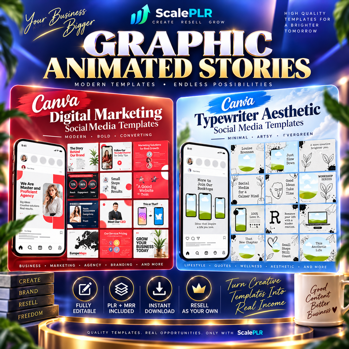 2250+ Editable Social Media Templates | Boost Engagement & Grow Your Brand for the Next 5+ Years