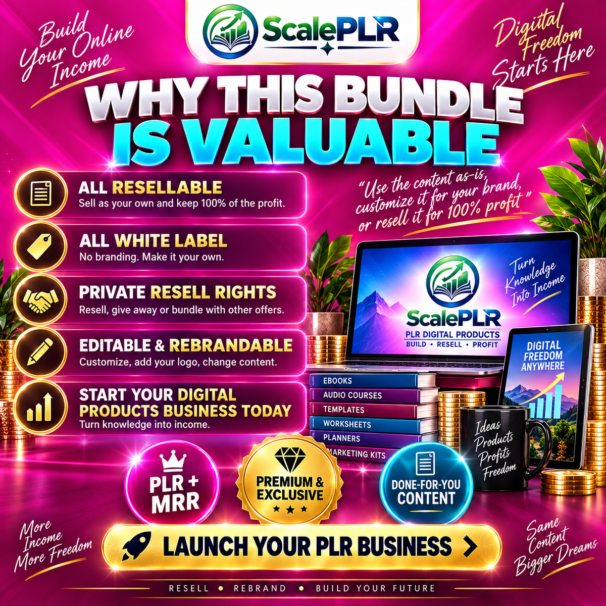 Learn How to Resell Digital with PLR & MRR | Reseller Super Pack