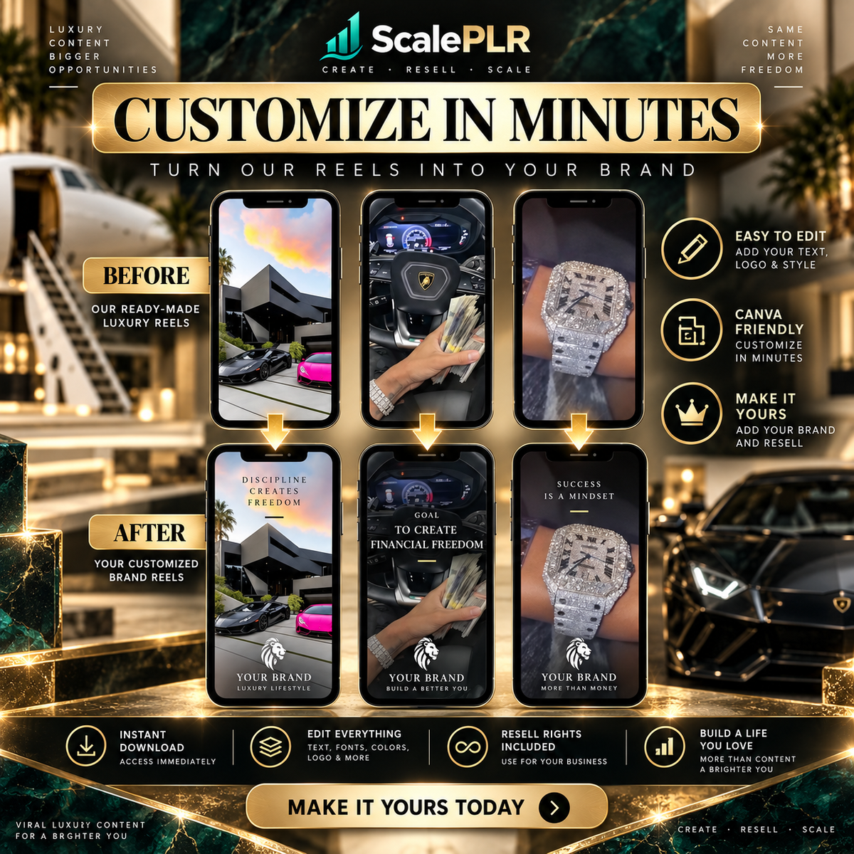 14,000+ Luxury Lifestyle Content (PLR/MRR)