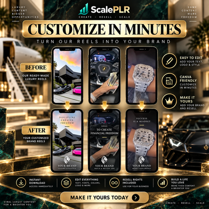 14,000+ Luxury Lifestyle Content (PLR/MRR)