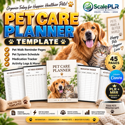 Pet & Animal Care Bundle with Resell Rights