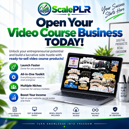 135 Video Courses & 8 Premium Funnels with Resell Rights