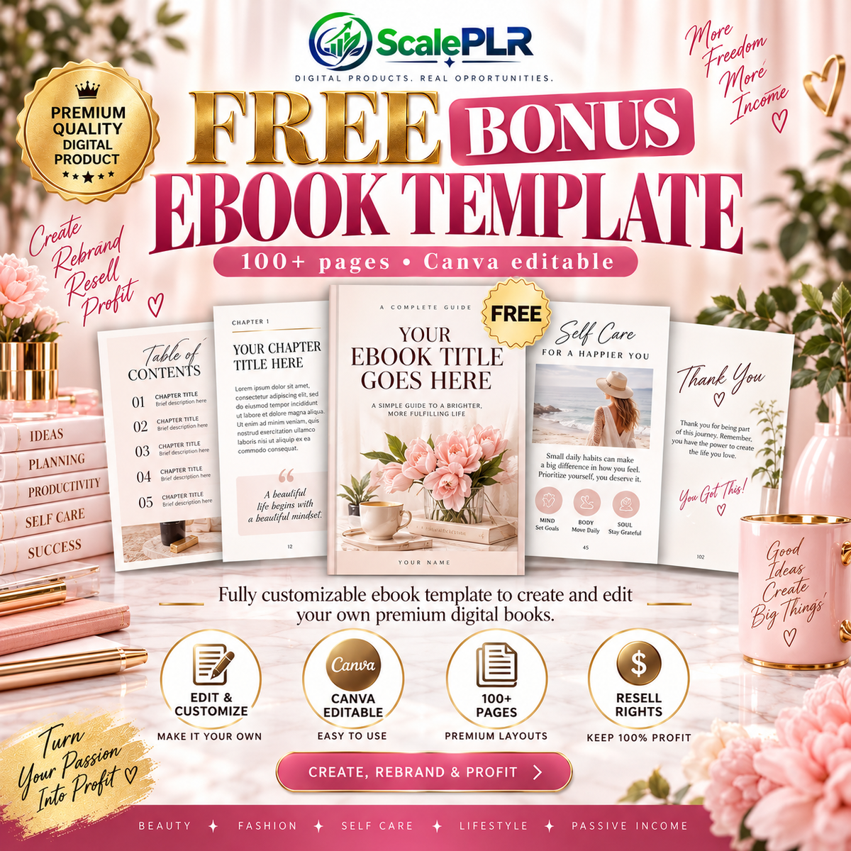160 Beauty & Fashion PLR eBook Collection (PLR/MRR)