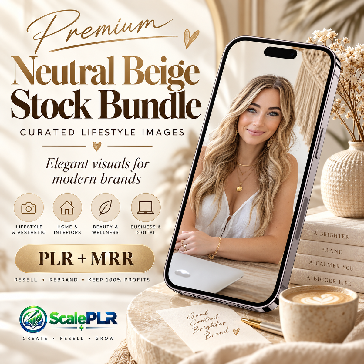 175+ Boho Lifestyle & Girl Boss| PLR & MRR Rights