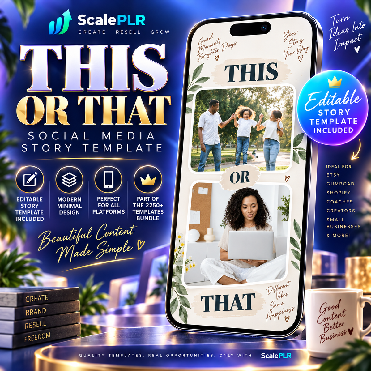 2250+ Editable Social Media Templates | Boost Engagement & Grow Your Brand for the Next 5+ Years