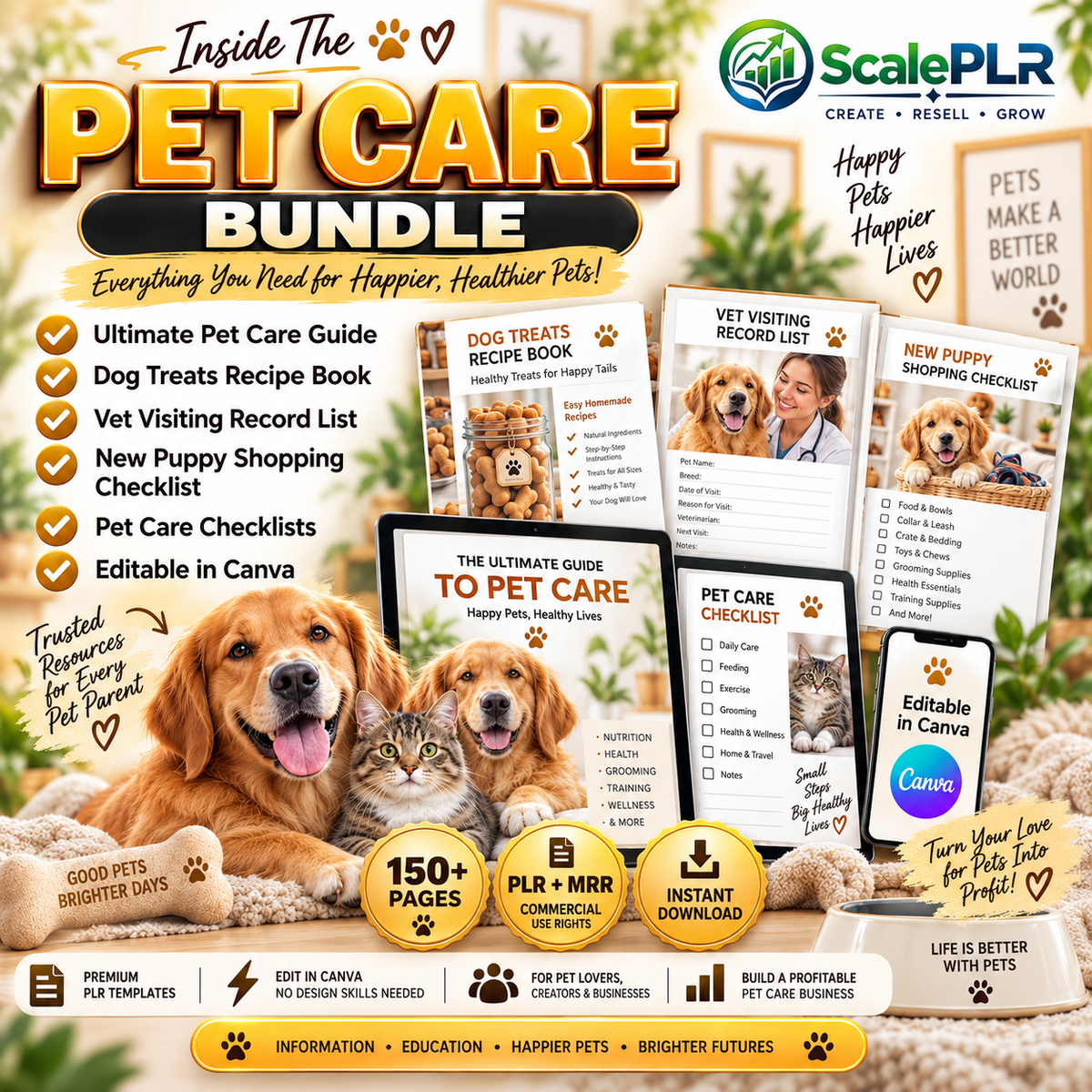 Pet & Animal Care Bundle with Resell Rights